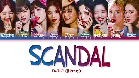 scandal iyut|TWICE – Scandal Lyrics .